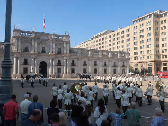 plaza de la constitucion, Santiago Chile